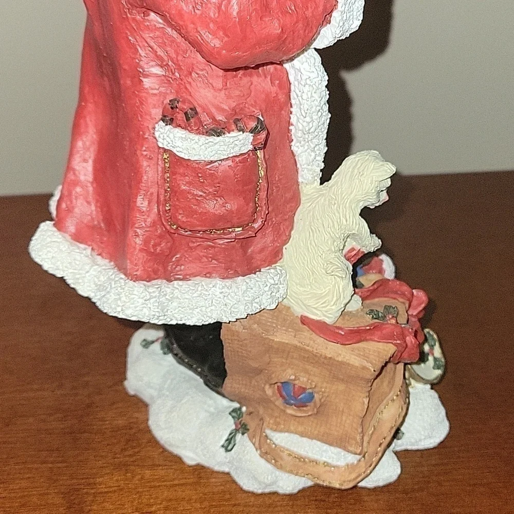 VINTAGE Santa with gifts Decoration